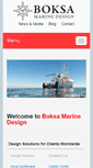 Mobile Screenshot of boksamarinedesign.com